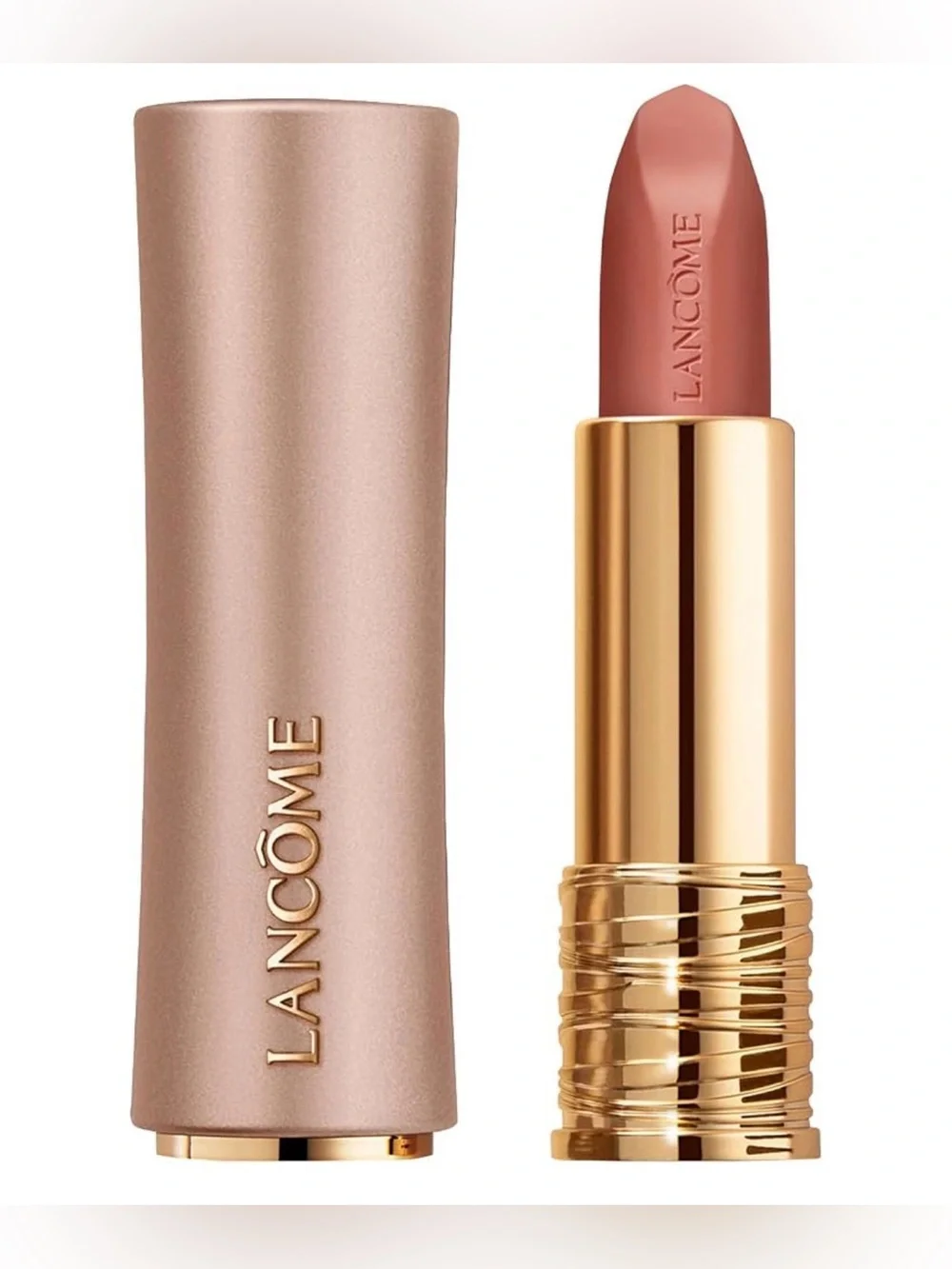 Lancôme Soft Matte Lipstick Stick, III Behind the Nude Neutral Rosy Beige